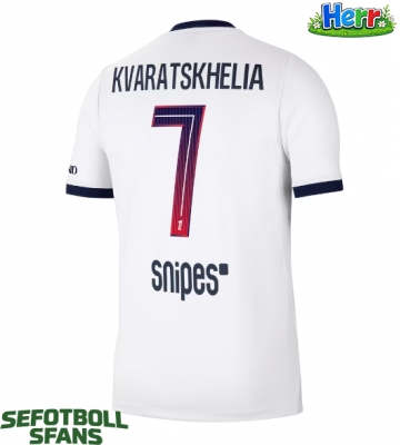 Paris Saint-Germain Khvicha Kvaratskhelia #7 Bortatröja 2026-27 Kortärmad